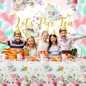 Havawish pastel tablecloth and decor unify the theme