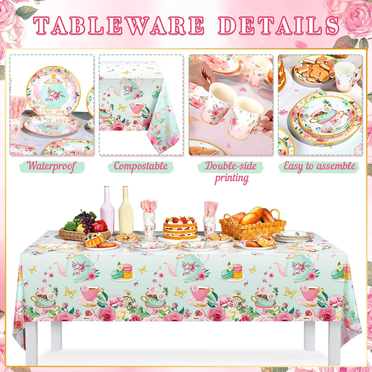 Havawish 9 and 7 inch plates for easy serving at gatherings