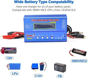 Havcybin IMAX B6 LCD display shows mode and status clearly