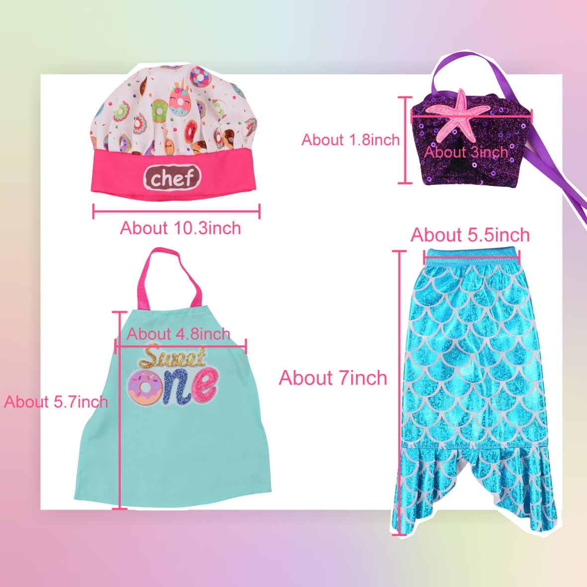 haveahug chef uniform set for imaginative cooking pretend play
