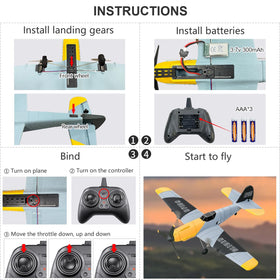 HAWK'S WORK BF109 extended-flight-time with two batteries.