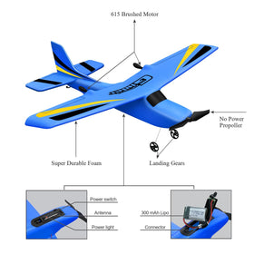 HAWK'S WORK dual-plane operation blue demonstrates group flight capability.