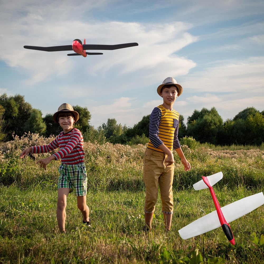 HAWK'S WORK EPP foam glider shows durable, bounce-back construction for rough landings