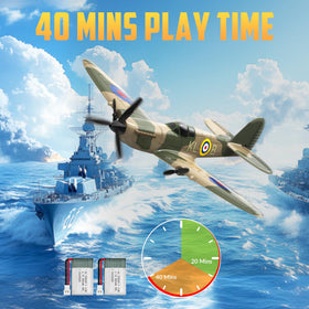 HAWK'S WORK Spitfire RC plane warranty and support included