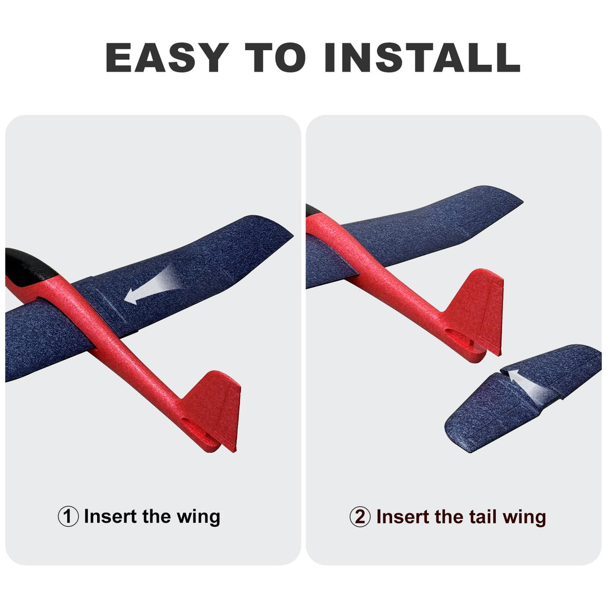 HAWK'S WORK glider offers two flight modes: straight glide and loops