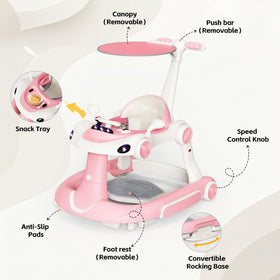 HAWEEK 7-in-1 tray ready for feeding and playtime