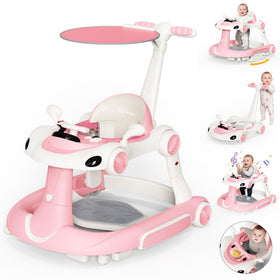 HAWEEK Baby Walker wheels in action supporting safe first steps