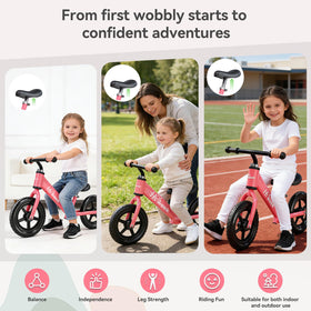 HAWEEK EVA tires never go flat for low-maintenance outdoor play.