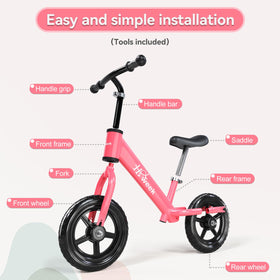 HAWEEK non-slip PU wheels grip indoor and outdoor floors for versatile use.