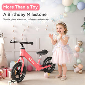 HAWEEK sturdy aluminum frame provides durable, safe rides for toddlers.