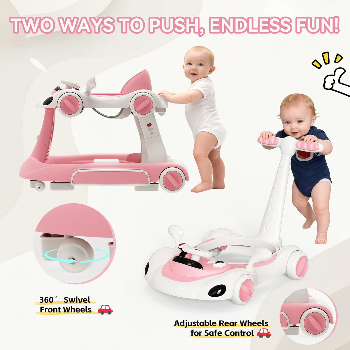 HAWEEK Foldable design stores compactly after playtime