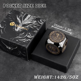 Haxtec spinner dice Mimic side introduces playful loot prompts