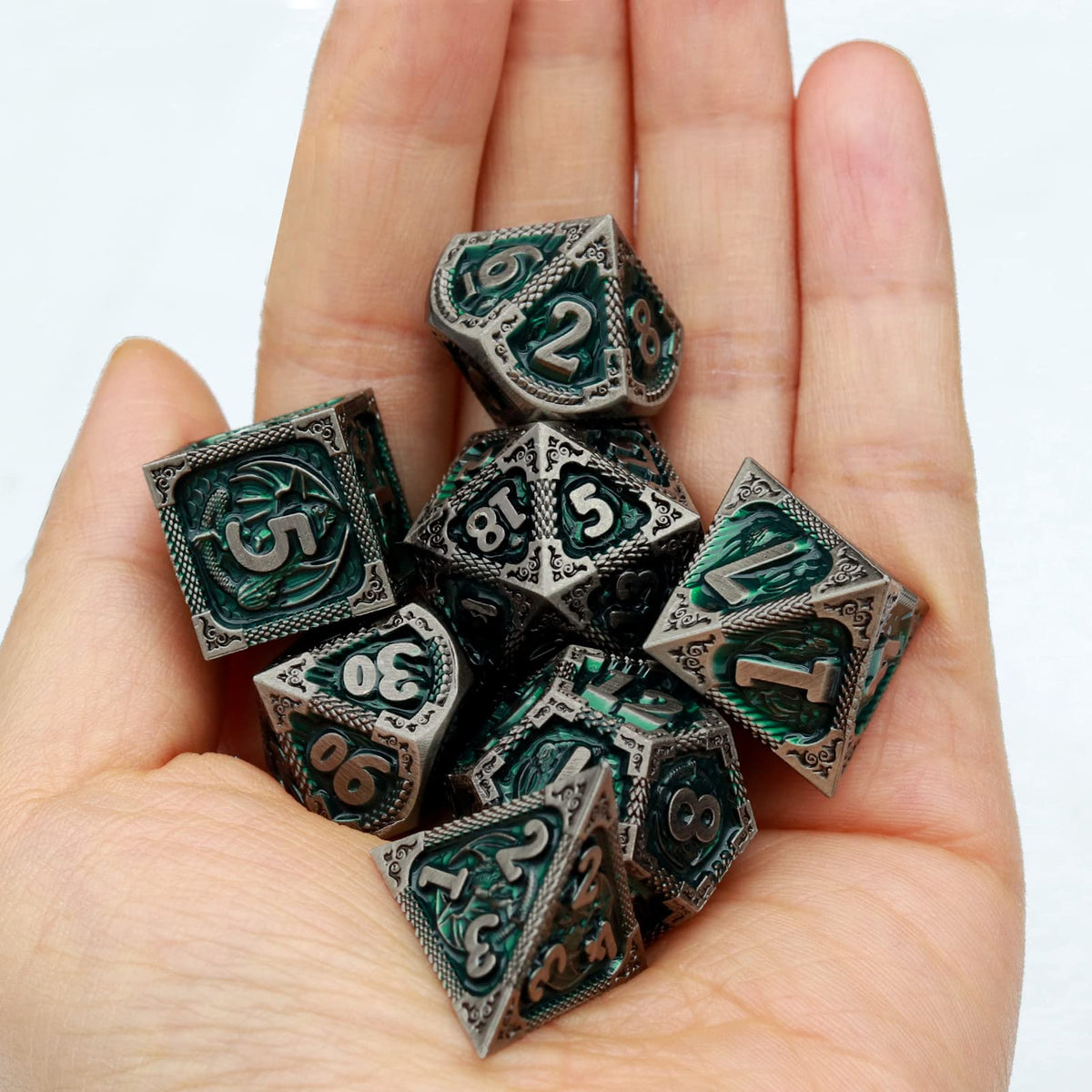 Haxtec metal dice set makes a sturdy gift for D&amp;D lovers and masters