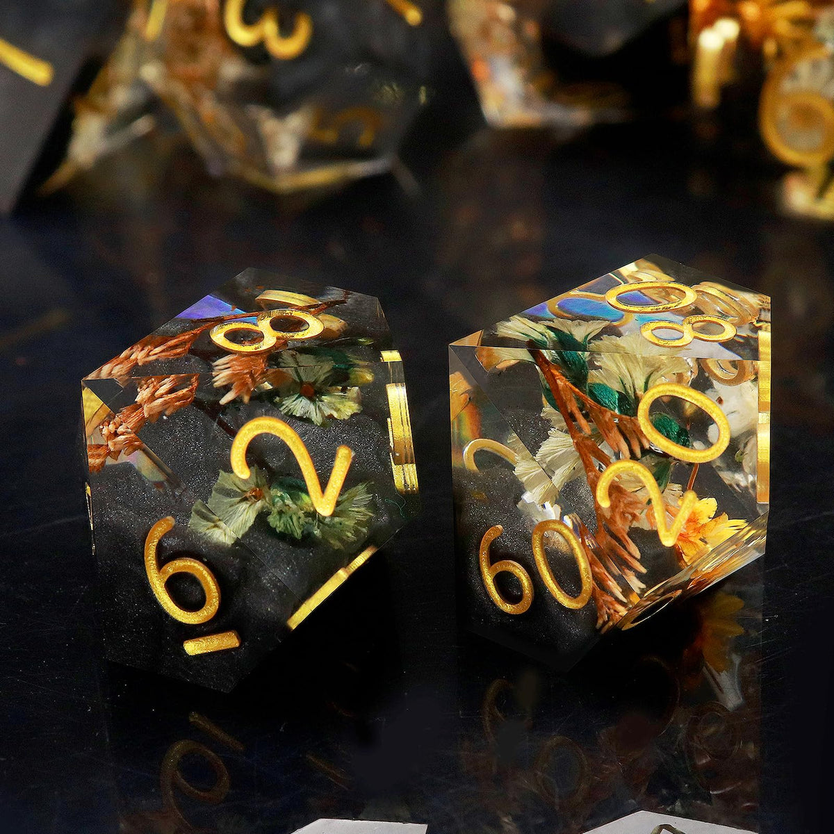 Haxtec metal dice case on display, secure storage for travel and campaigns.