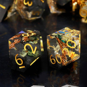 Haxtec metal dice case on display, secure storage for travel and campaigns.