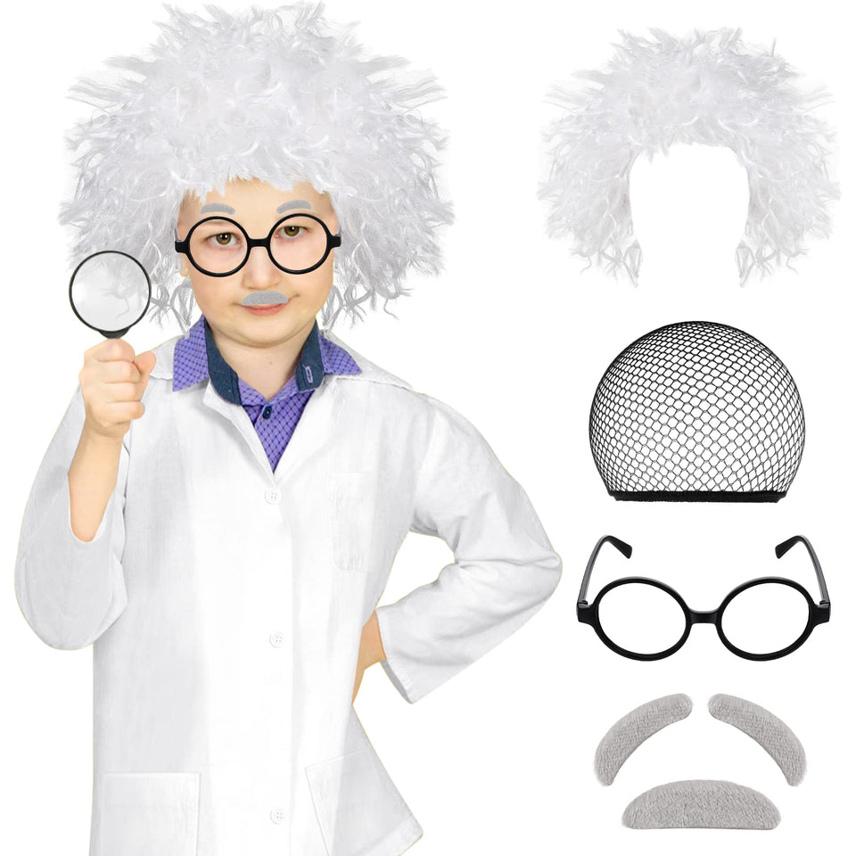 Haysandy kids mad scientist costume set for creative play and events