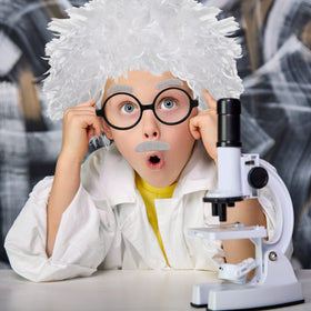 Haysandy round glasses for quirky scientist charm and style