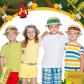 Haysandy jungle hats made of soft plastic for comfortable wear
