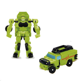 HAYUL car robots provide durable, ready-for-battle style for storytelling play.