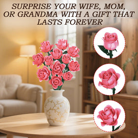 HAYXUN 585-piece bouquet kit lets you customize height and shape.