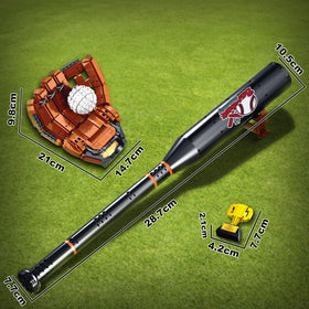 HayXUN baseball building set clear instructions provide a soothing build