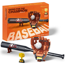 HayXUN baseball building set bat detail for desk display