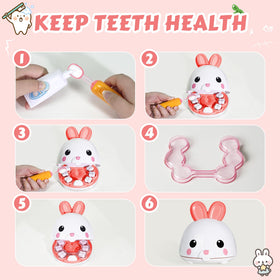 HAYXUN tooth model and clear braces for realistic practice.