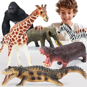 Hazibao large safari elephant toy promotes imaginative play and tactile learning.