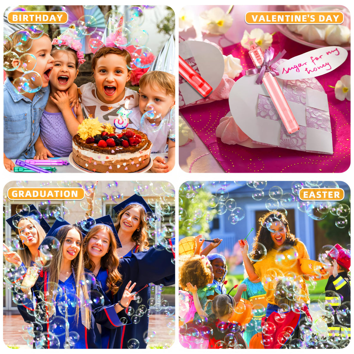 Hazibao bubble toys designed for outdoor summer play and events.