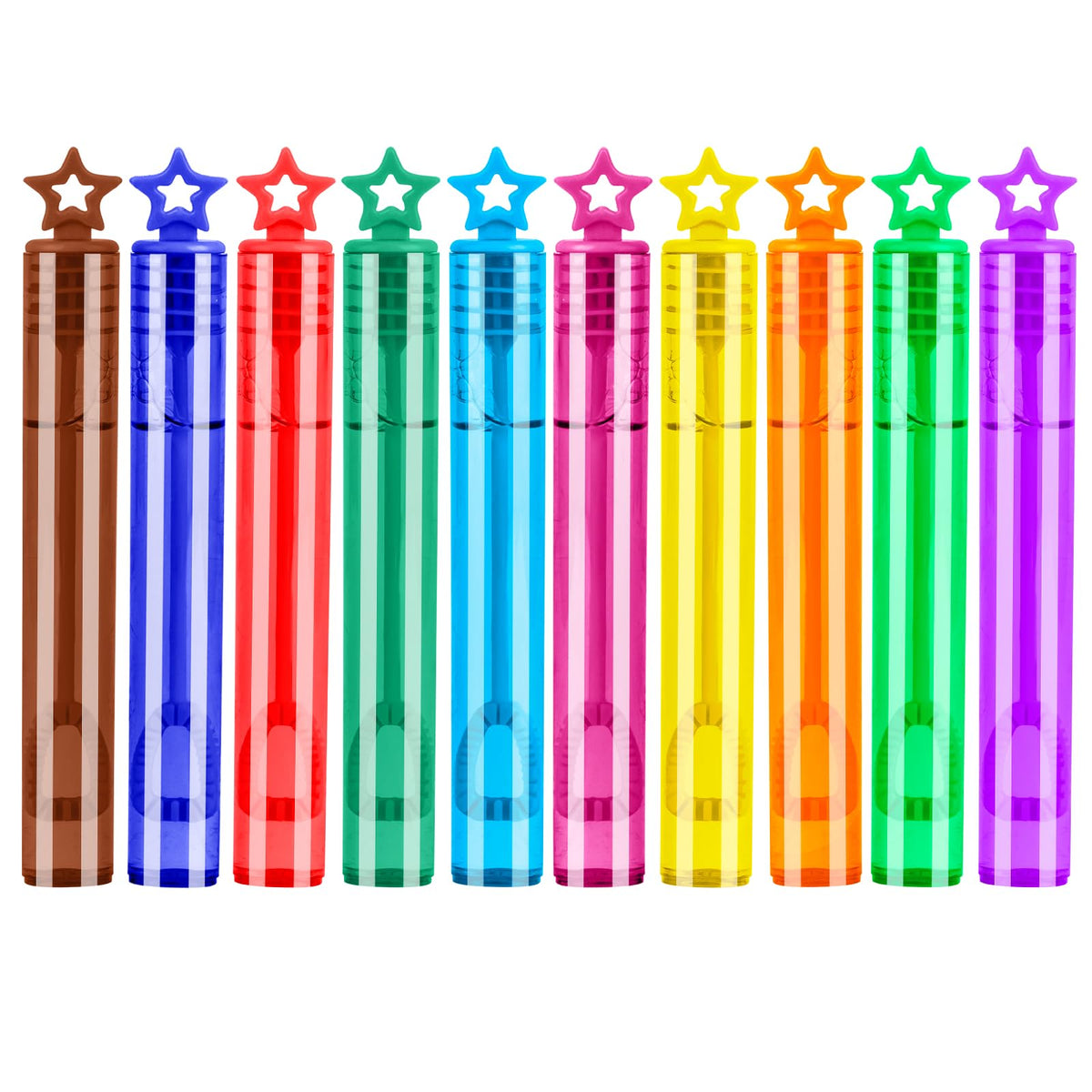 Hazibao wedding and birthday bubble wands add colorful fun.