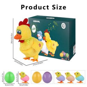 hbbhml singing plush chicken toy for cozy playtime