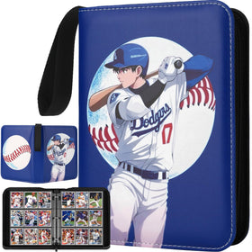 HBK baseball card binder front cover with PU leather protection and 900 pockets