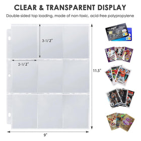 HBK binder interior with double-sided sleeves for easy access and organization
