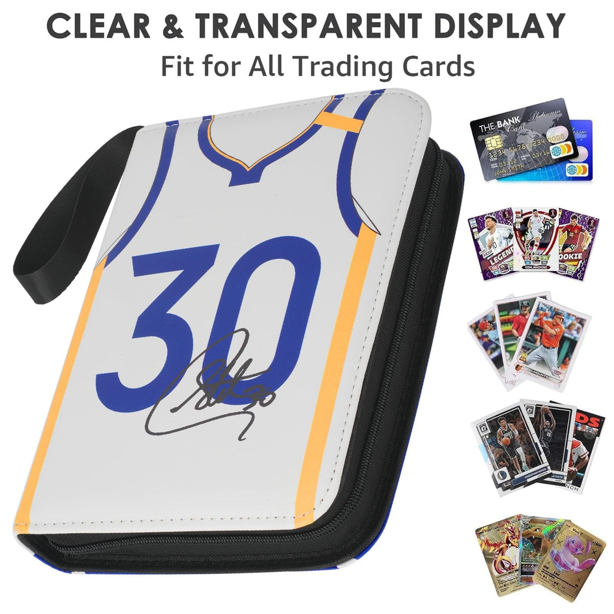 HBK binder with removable sleeves protects cards with acid-free materials.