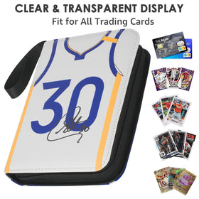 HBK binder with removable sleeves protects cards with acid-free materials.