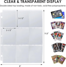 HBK Soccer Card Binder waterproof cover emphasizes durability and easy cleaning.