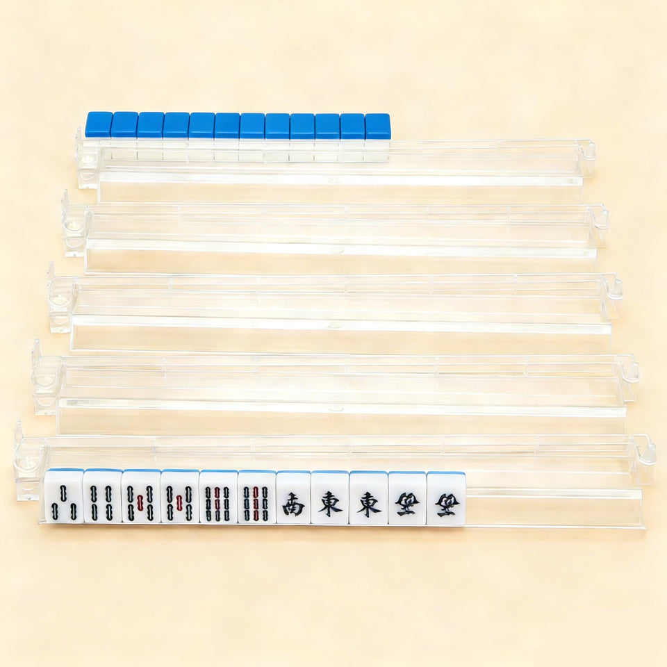 HBLEDOT Mahjong racks and pushers set organize tiles for smooth, focused play