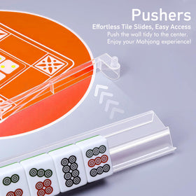 HBLEDOT transparent tile rack showcases tiles and placement clearly