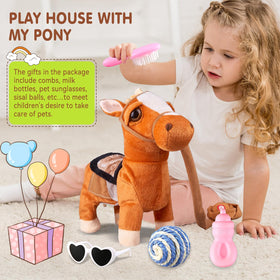 HCdoujoy leash design emphasizes controlled posing and safe pretend riding moments.