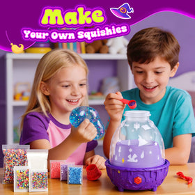 HCHILDHOOD DIY Squishy Maker Kit balloon prep demonstrates calm, hands-on activity