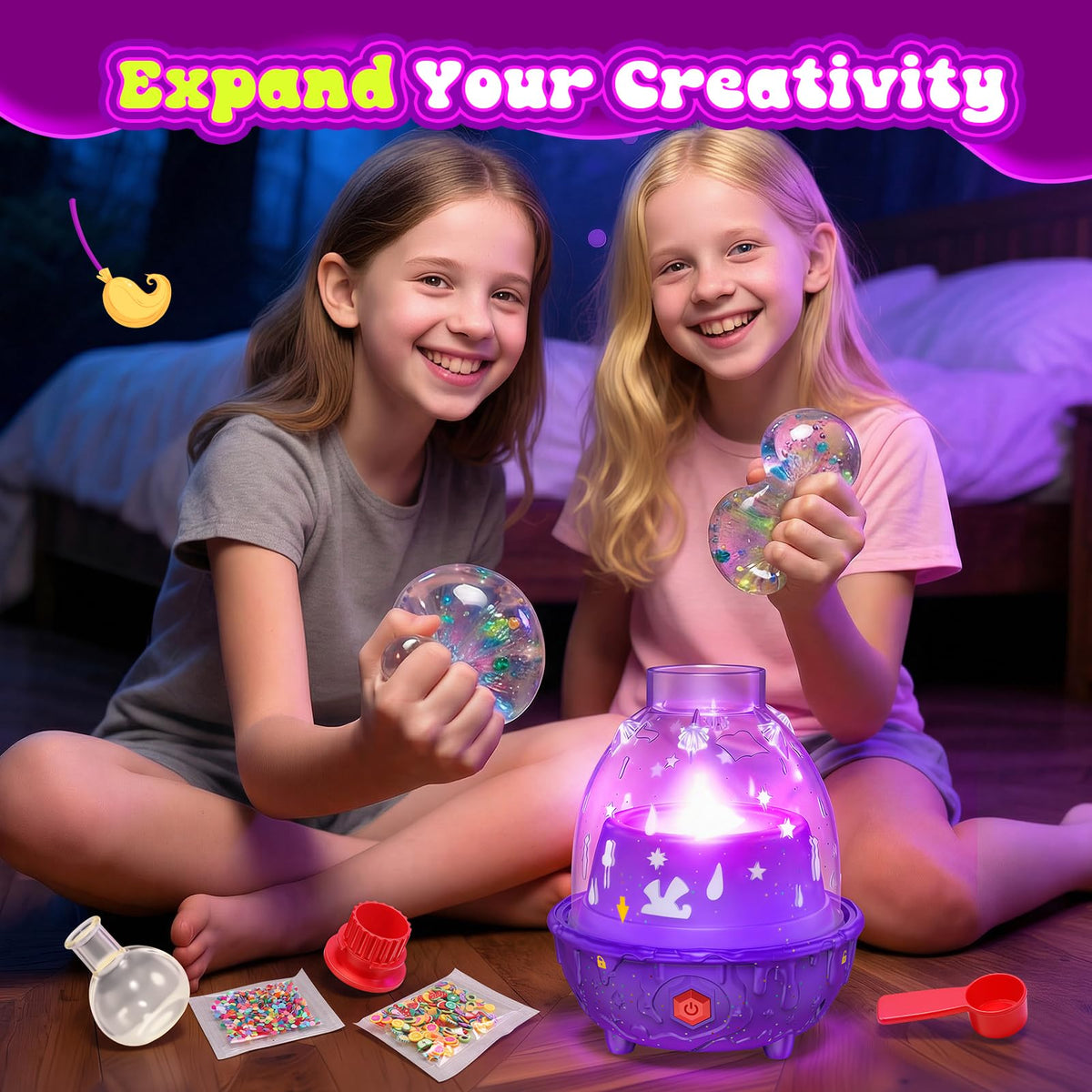 HCHILDHOOD Squishy Maker Kit reusable clips enable endless redesign fun
