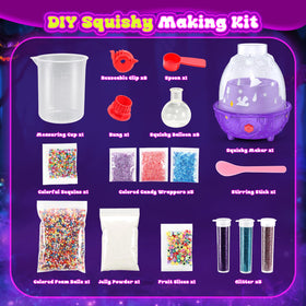 HCHILDHOOD DIY Squishy Maker Kit finished squishy showcases sensory play value
