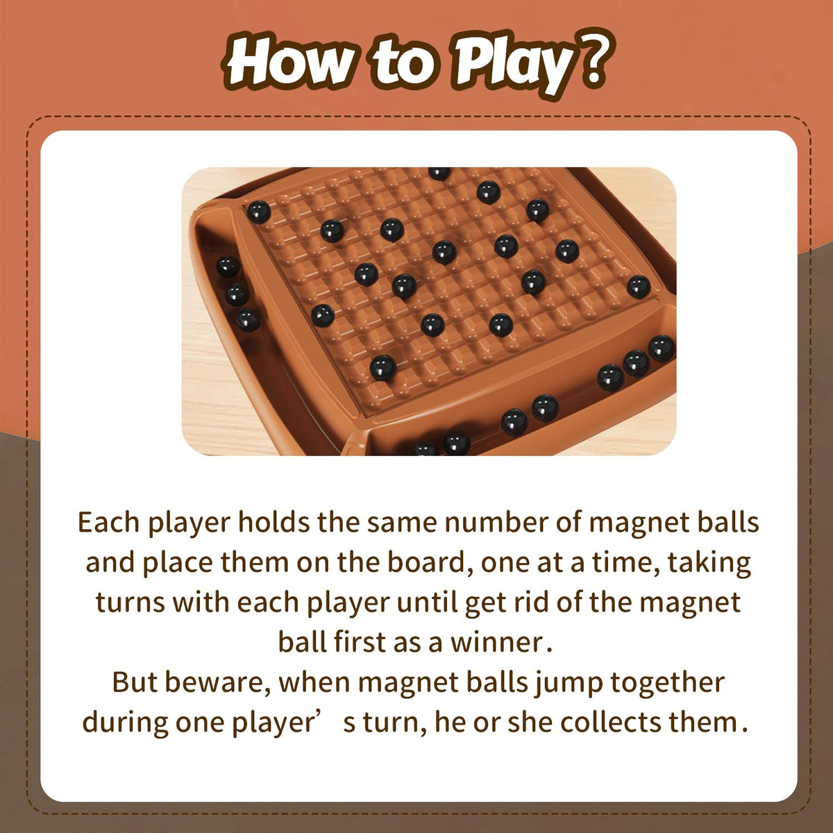 Hcusus Magnet Game suitable for teens and adults to enjoy together