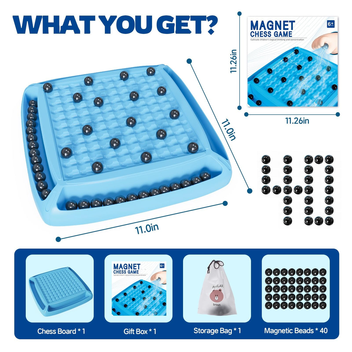 Hcusus magnets in play showing tactile strategy