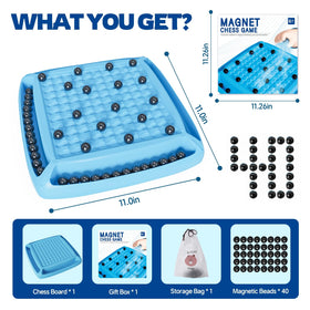 Hcusus magnets in play showing tactile strategy