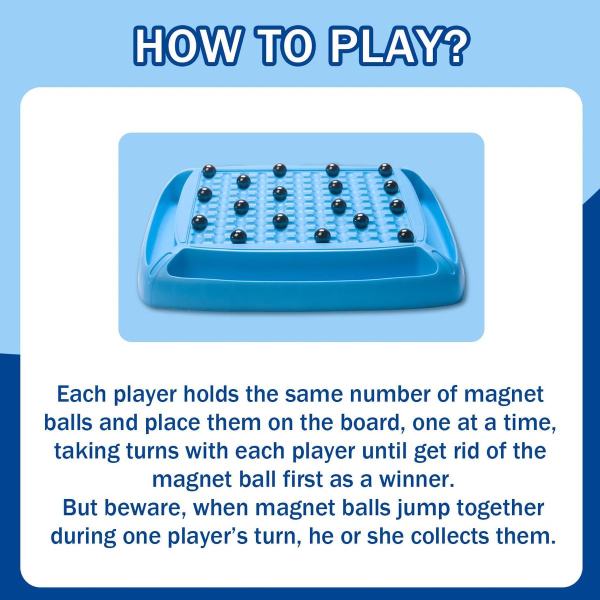 Hcusus Magnet Game storage bag for easy transport.