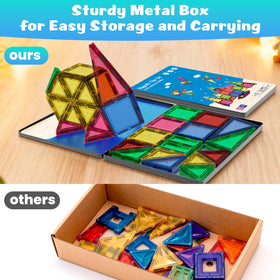 HDCooL magnetic tiles eight shapes including windows and doors for versatile play.