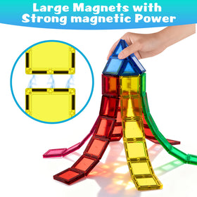 HDCooL magnets provide strong attraction for stable multi-layer builds.