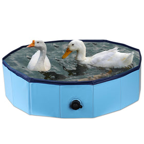 Hdnbsp Foldable Duck Pool demonstrates collapsible design for easy transport and compact storage.
