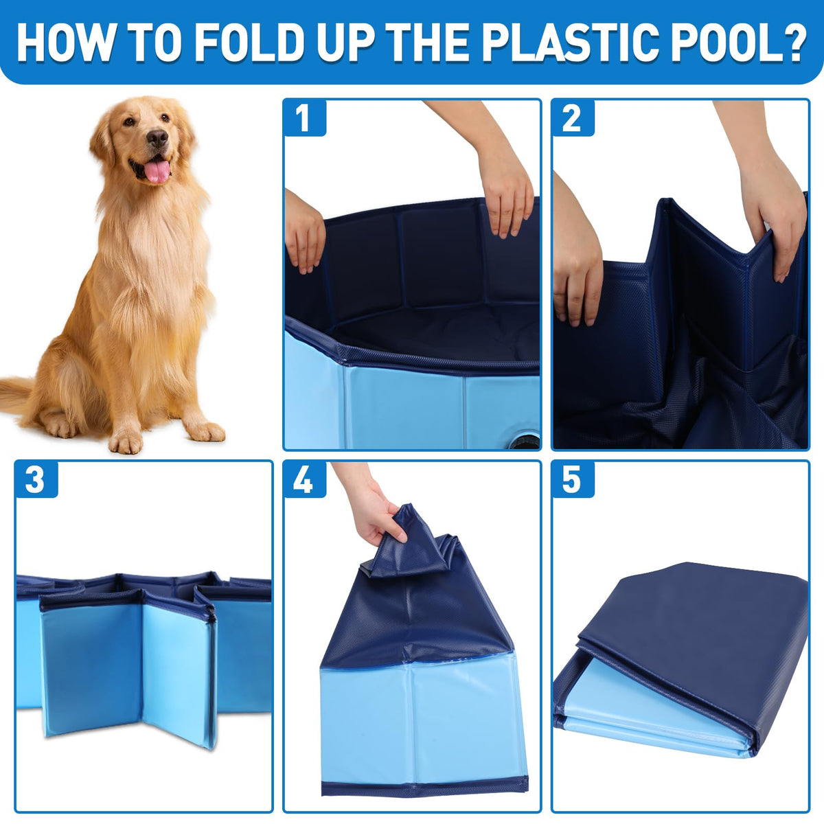 Hdnbsp duck pool has a non-slip bottom for safer play.